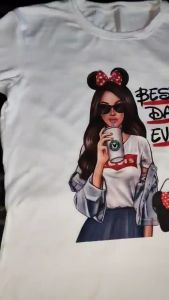 SHEAR GRAPHIC WHITE TEES MOTIVATIONAL WOMENS CASUAL TSHIRTS