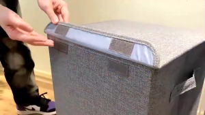 [🔥พร้อมส่ง]ตะกร้าผ้า พับได้ กันน้ํา กล่องเก็บของ 65/100L  กล่องใส่ของ พร้อมฝาปิด สามารถทำความสะอาดได้ ขนาดใหญ่ Laundry basket