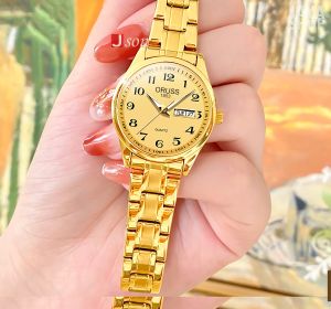 Jam Tangan Wanita Terbaru Tahan Air Modis Elegan Rantai Baja Tahan Karat Berkualitas Premium Dan mewah Jam Wanita Cantik jam tangan wanita gaya korea QUARTZ Bisa COD