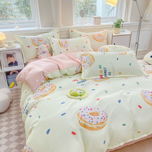 New cute cartoon patterned bed sheets bedsheets duvet covers pillowcases for boys girls and students suitable for all seasons