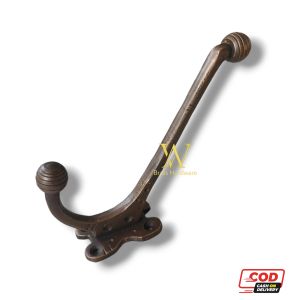 Kapstok Gantungan Baju Kuningan Antik Motif Stin 1 Pcs