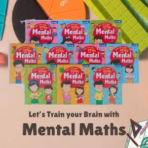 Let’s Train your Brain with “Mental Maths” แบบฝึกหัดทักษะทางคณิตศาสตร์ สำหรับเด็ก เซต 5-10 เล่ม