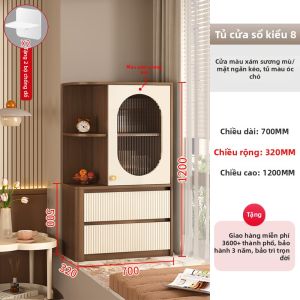 QIANGXIANG | Tủ Lưu Trữ Cửa Sổ Kệ Sách Góc