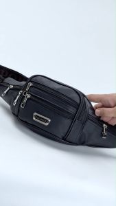 Tas Selempang Pria 7 Ruang Waistbag Waterproof Speedy 1.0 Polo Amstar Slingbag Tas Pinggang