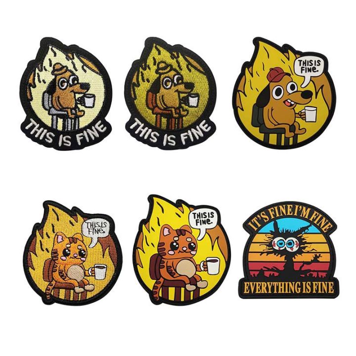 Đây Là Miếng Dán PVC Chiến Thuật Thêu Meme Tinh Tế Có Móc Và Vòng Cho ...