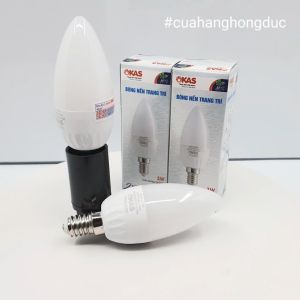 Bóng Đèn Led Nến Trang Trí 3W 5W Sáng Trắng Sáng Vàng Kích Cỡ Đui E14 (14mm) SOPOKA