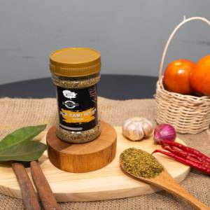 Dapoer Natasya - Biji Sawi Hitam Black Mustard Seeds Pelengkap Masakan Murni Botol (80gram)