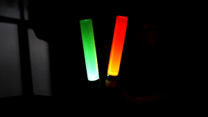 Wholesale large glow sticks - handheld light-up paddles glow-in-the-dark flashing props non-toxic atmosphere lights for concerts & kids events