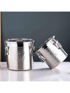 FENGHONGTAO | Xô Inox Đa Năng 304 Kín Đóng Gói Vận Chuyển Fermentation