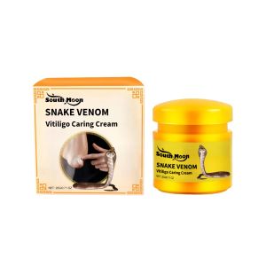 South Moon Snake Venom Vitiligo Caring Cream Vitiligo Treatment Cream Psoriasis White Spot Repair Pigment Balm Vitiligo Cream Body Skin Care (20g)