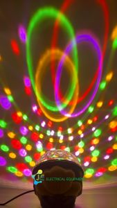 ไฟดิสโก้ Magic Ball Lights 6W มีลำโพงในตัว Remote USB Bluetooth ปลั๊ก 2 ขาแบน Disco HS-137