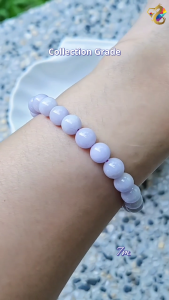Collection Grade Lavender Jadeite A-Grade Bracelet