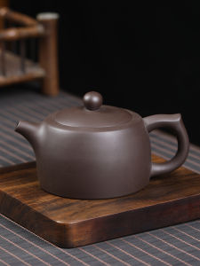 Dung Tích Lớn Tím / Tím Violet / Tím Hoa Cà Bình Trà Đất Sét Phong Cách Trung Hoa Bộ Trà Thùng Giếng Dùng Cho Gia Đình Pha Trà Gongfu Đồ Pha Trà Cao Cấp