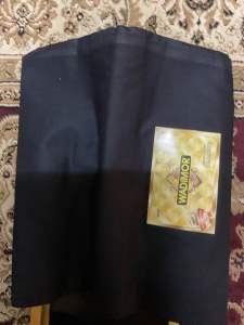 Kain pelikat wadimor hitam berjalur