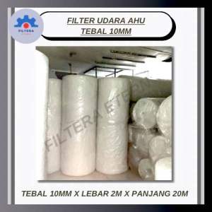 Pre Filter Udara AHU/ Viledon/Washable/FCU/Busa Dacron Roll Tebal 10mm  2mx20m