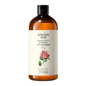 Kavern Pure Rosewater Hydrating Toner Brightening Skin Care Essential Facial Mist for All Skin Types Moisturizing Beauty Therapy