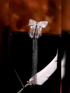 Ribbon Tassel Hair Clip 🎀 蝴蝶结流苏抓夹 Klip Cakar Rambut Comel Manis Aksesori Rambut Wanita Hair Pin Hair Claw Hair Accessories Women Fashion