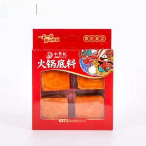 Authentic Little Dragon Canyon Butter Hot Pot Base Material Single Pack 80g Sichuan Specialty Spicy Hot Pot Ingredients