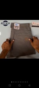 MJ - DLC 063 Celana Panjang Pria Chino Polos Bahan Kanvas Bajatex Model Standart Kualitas Cardinal