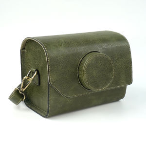 Camera Storage Bag Leather Large Capacity Lens Photography Accessory Pouch Outdoor Backpack Waterproof Knapsack Case Carry Kit