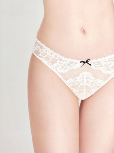 Miss Curiosity | Quần Lót Thấp Cổ Có Đệm Cotton Chống Khuẩn Và Ren