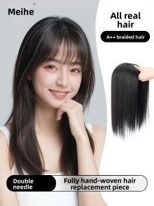MEIHE | Mái Tóc Thật Toàn Phần Thoáng Khí Không Lộ