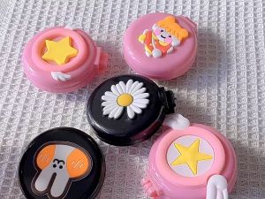 Gương lược massage mini gấp gọn nhiều họa tiết xinh xắn  - Gương lược gấp gọn nhỏ gọn Happy Shop