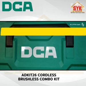 SYK Free Shipping DCA ADKIT26 Combo Kit Cordless Brushless Hammer Drill Driver Impact Driver Battery Machine 20V