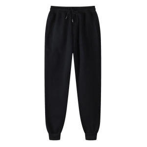Mens Pure Color Loose-fit Straight-leg Summer Casual Pants Lightweight Draped Wide-leg Sweatpants Comfortable Long Trousers