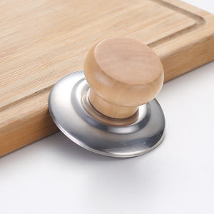 Universal Wooden Pot Cover Handle Anti-scalding Heat Resistant Saucepan Round Lifting Kettle Cookware Professional Pot Lid Knob