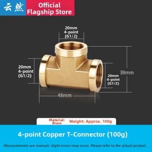 YUNRAN | Durable Copper Pipe Fitting Tee Connector