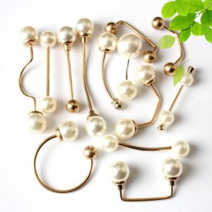 Korean Style Shirt Anti-Unwanted-Exposure Buckle Silk Scarf Button Coat Overcoat Sweater Clothes Cuff Decorative Pearl Button