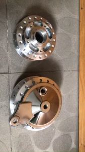 ĐÙM MẠ CROM ĐĨA 5 LỖ LÕM DÀNH CHO HONDA WAVE  VÀ FUTURE I THÁITÀU LIÊN DOANH HAY WAVE S RS FUTURE NEO LÊN ZIN KHÔNG CHẾ CHÁO