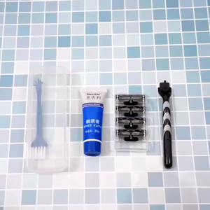 3 Shaving Razor Blades manual shaver for Men BladesOld-fashioned knife Frame Head Blade