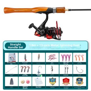 JINGZHANLI | Ultra Soft Ultralight Fishing Rod Micro Jig Set