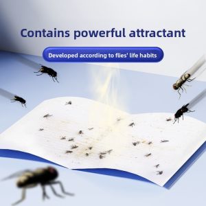 MONLEYTA | Strong Adhesive Fly Paper With Built-In Bait Commercial And Household Fly Killer Bug Zapper Fly Trap Pest Control Solution