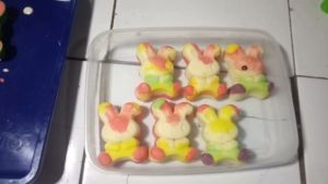 (1 Lusin) Cetakan Jelly Puding Agar Nasi Bento Kue Putu Talam Bentuk Kelinci Serbaguna Cetakan Pudding Kelinci / Cetakan Cokelat Bentuk Kelinci - Alat Baking Alat Dapur