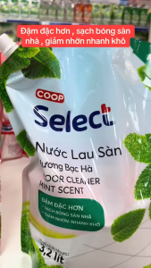 Nước Lau Sàn Co.op Select Túi 32 Lít Chiết Xuất Thiên Nhiên Cho Nhà Sạch Sẽ Thơm Lâu