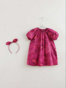 Marc&Janie | Floral Print Cap Sleeve Baby Girls Dress
