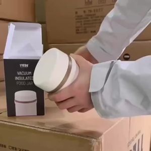 TYESO | Tyeso 600ml Eye Sticker Thermoses Stainless Steel Thermal Food Jar Vacuum Insulated Box Vacuum Flasks for Hot Cold Water Bottle