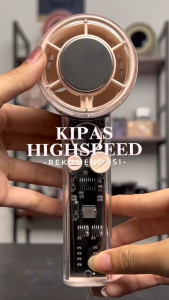 【New Arrival】NETPAC High Speed Turbo kipas angin Mini fan Portable Handheld Kipas 199 Gear Strong Wind Digital Display Kipas