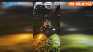 Đèn Cắm Cỏ Đèn Gắn Tường Sân Vườn Năng Lượng Mặt Trời Đèn Trang Trí Sân Vườn MODI SOLAR Chống Nước IP65 Đèn Led Ấm Áp