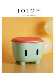 Multifunctional Storage Stool Double Color Snack Toy Storage Stool JOJOS L. PD.Jiaze Plastic Nordic Style for Everyone