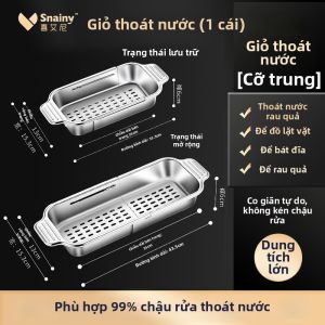 Snainy | Giá Để Rãnh Inox Điều Chỉnh Được