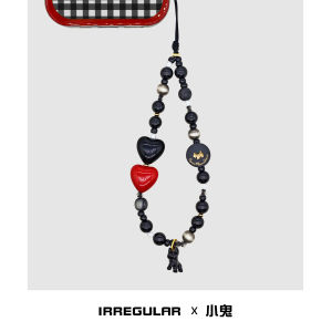 Original Little Devil Black Mobile Phone Lanyard with Cute Little Dog Pendant Camera Accessory Pet Supplies Fashion Accessories