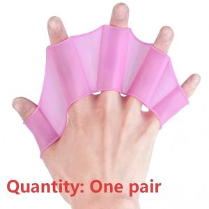 Swimming Hand Fins Flip Machine Male Female Children Swimming Pool Sports Training Silicone Finger Gloves Paddle Equipment
