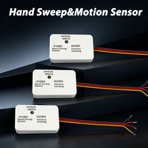 Hand Wave Sensor Motion Sensor Dual Mode Hand Sweep Radar Sensor Switch 12V 24V Auto On Off Penetrable Wood Acrylic