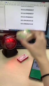 RY-3003 2D Barcode Scanner ABS Shell High Efficiency USB Connection Desktop Barcode Scanner