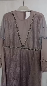 Dress Wanita Oziaz Brokat Tile Premium - Long Dress Kondangan Elegan Modern - LD 110cm PD 140cm