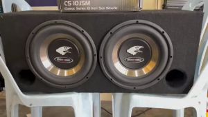 America Sound 10” Hight Power Subwoofer Woofer Box | Underseat | Speaker Kereta